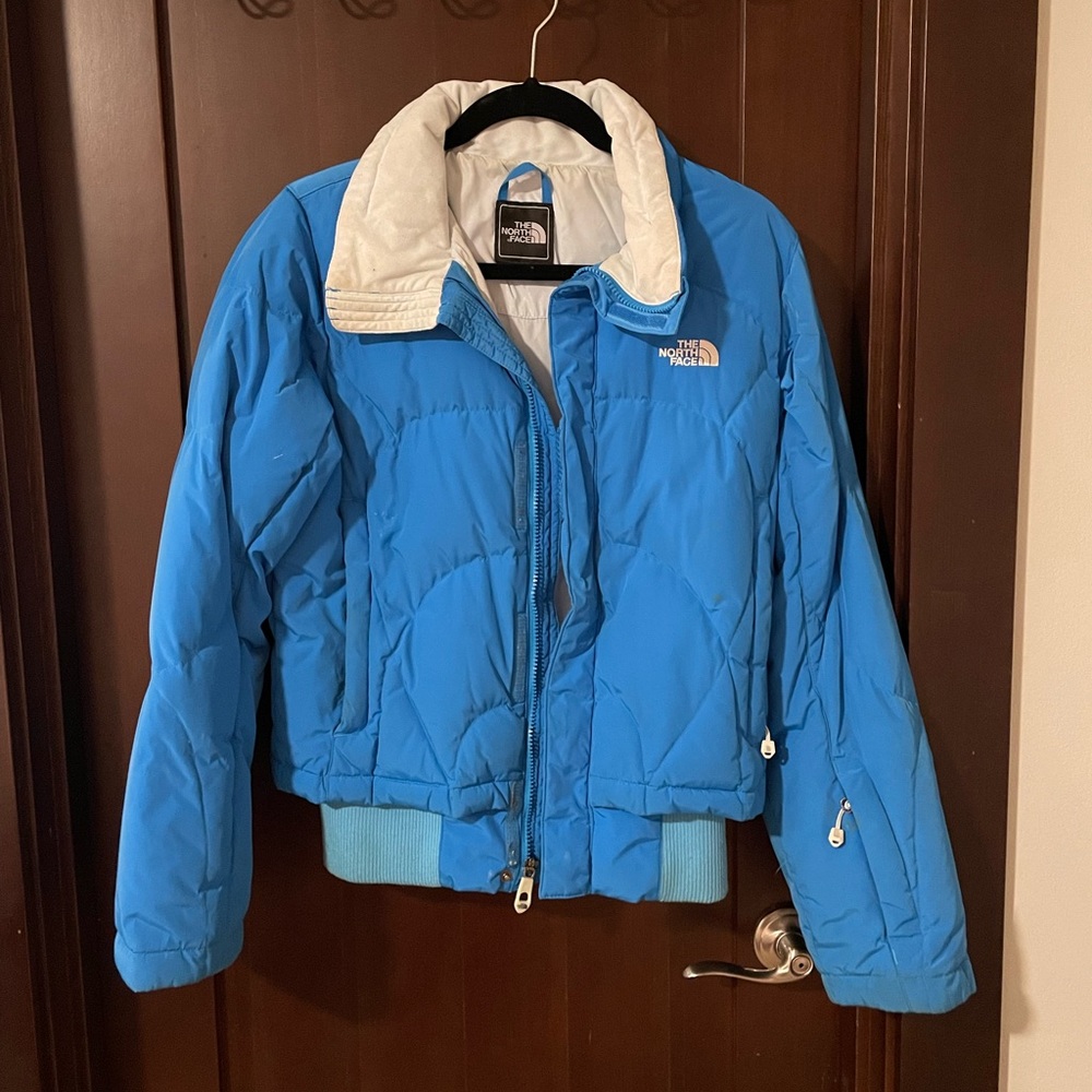Blue Northface jacket